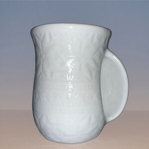 Tag Textured White Ceramic Bowl